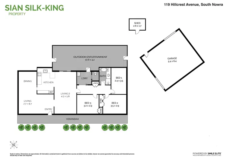 Floorplan of Homely house listing, 119 Hillcrest Avenue, South Nowra NSW 2541