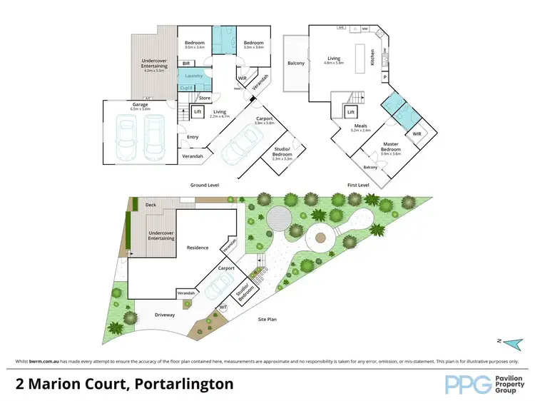 Floorplan of Homely house listing, 2 Marion Court, Portarlington VIC 3223