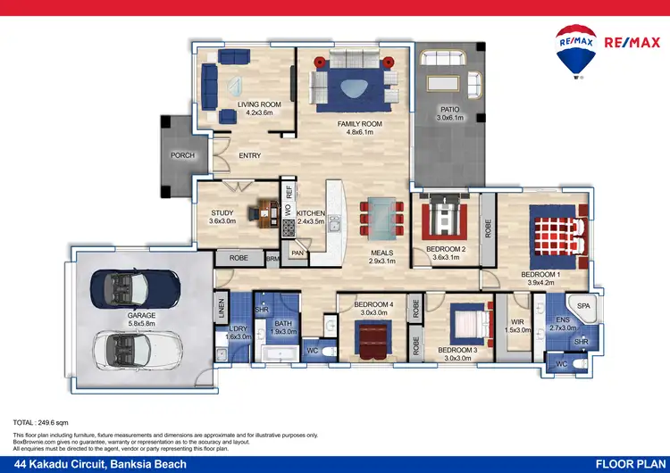 Floorplan of Homely house listing, 44 Kakadu Circuit, Banksia Beach QLD 4507