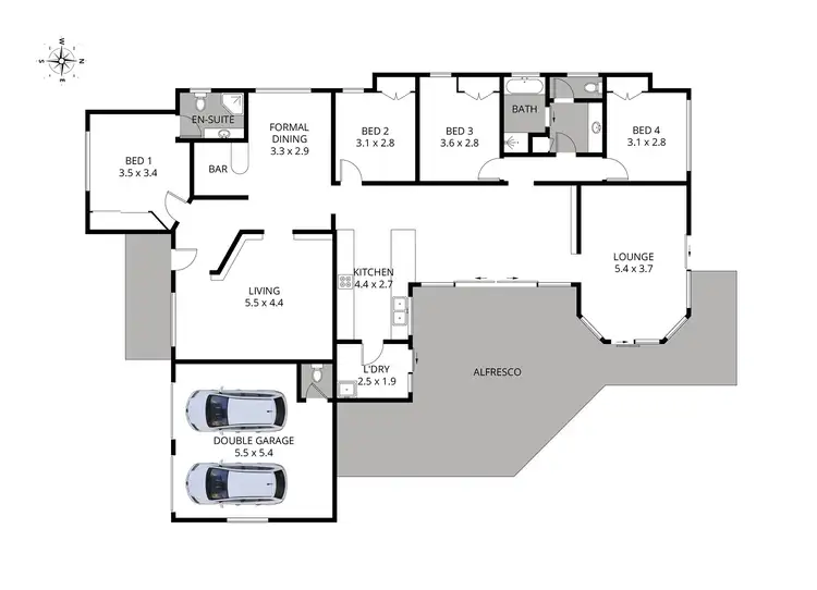 Floorplan of Homely house listing, 12 Koala Place, Blackbutt NSW 2529