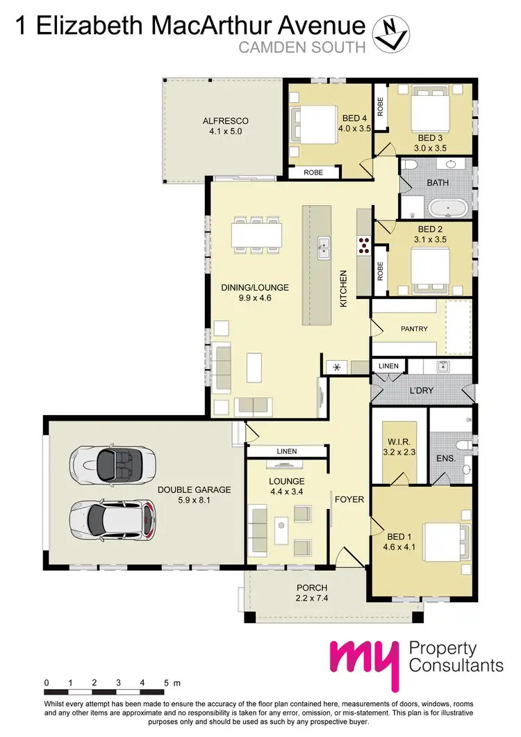 Floorplan of Homely house listing, 1 Elizabeth Macarthur Avenue, Camden South NSW 2570