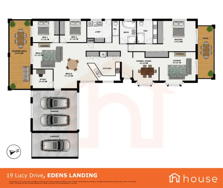 Floorplan of Homely house listing, 19 Lucy Drive, Edens Landing QLD 4207