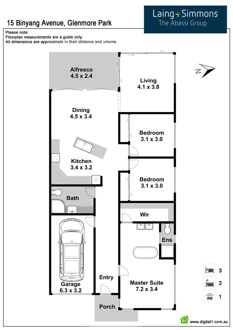 Floorplan of Homely house listing, 15 Binyang Avenue, Glenmore Park NSW 2745