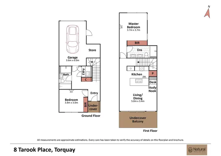 Floorplan of Homely house listing, 8 Tarook Place, Torquay VIC 3228