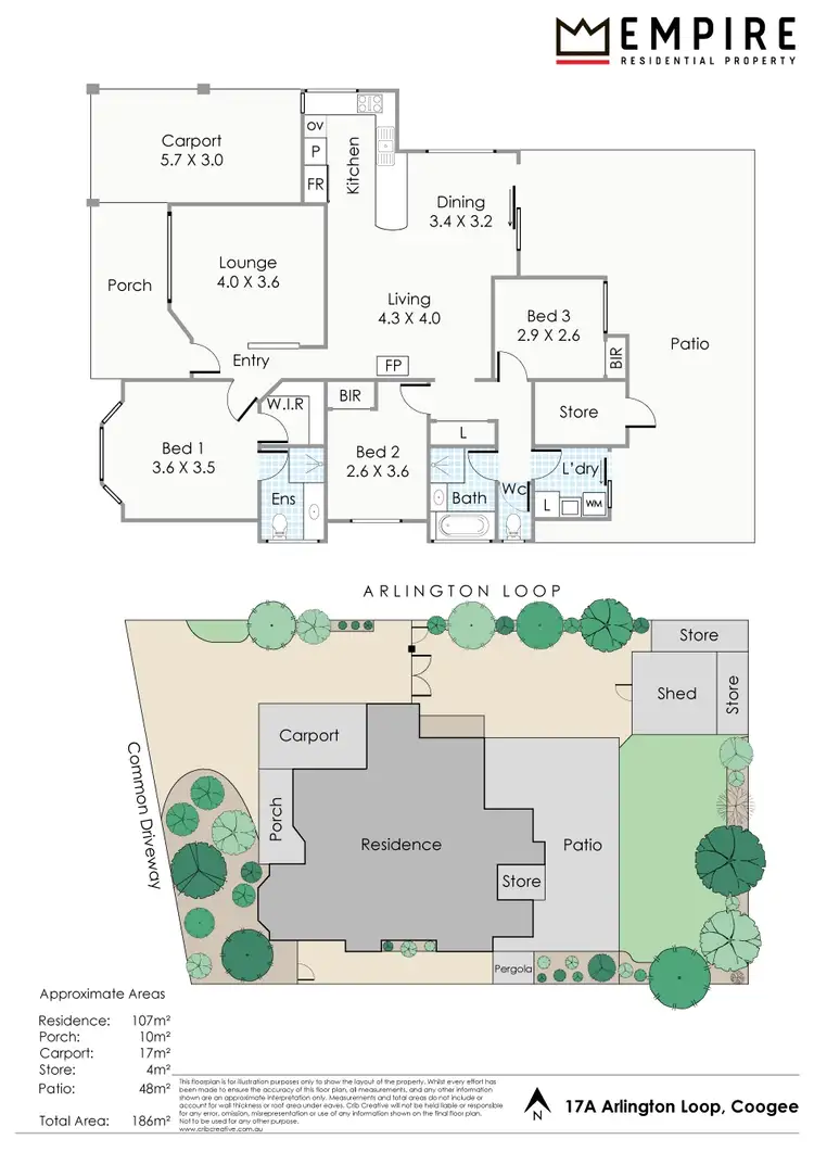 Floorplan of Homely house listing, 17A Arlington Loop, Coogee WA 6166