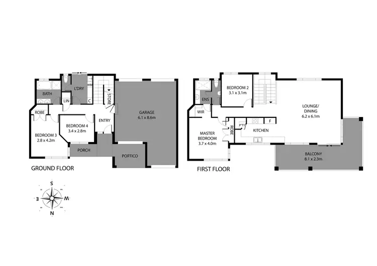 Floorplan of Homely house listing, 1 Parmelia Way, Madora Bay WA 6210