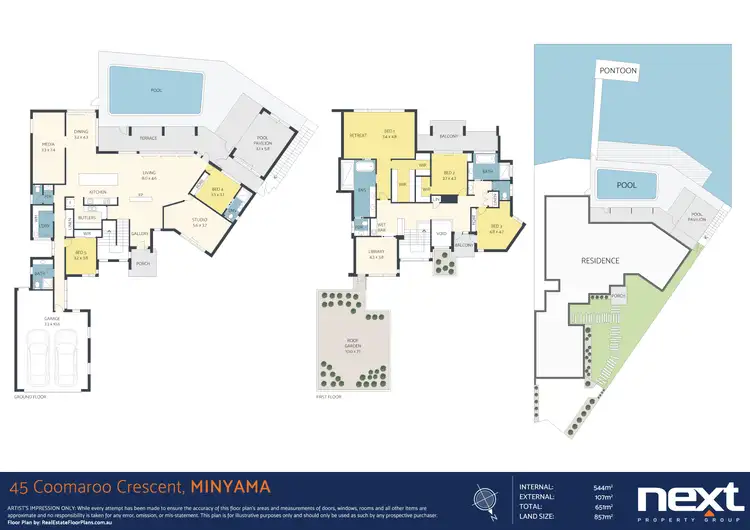 Floorplan of Homely house listing, 45 Coomaroo Crescent, Minyama QLD 4575