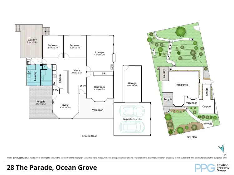 Floorplan of Homely house listing, 28 The Parade, Ocean Grove VIC 3226