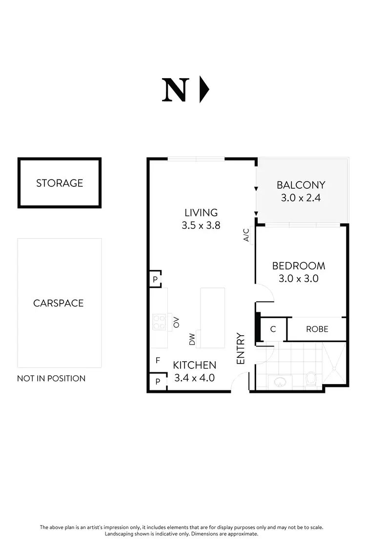Floorplan of Homely apartment listing, 405/150 Keilor Road, Essendon North VIC 3041