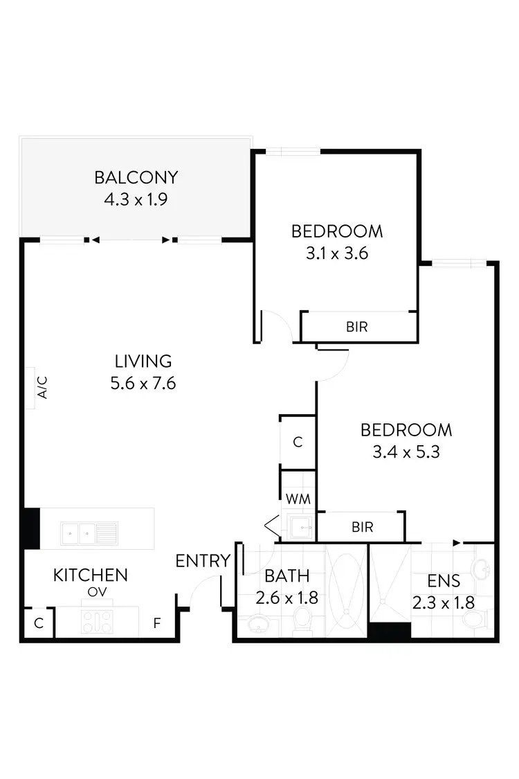 Floorplan of Homely apartment listing, 113/8 Burrowes Street, Ascot Vale VIC 3032