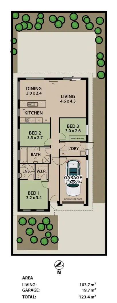 Floorplan of Homely house listing, 4 Maple Leaf Court, Munno Para West SA 5115