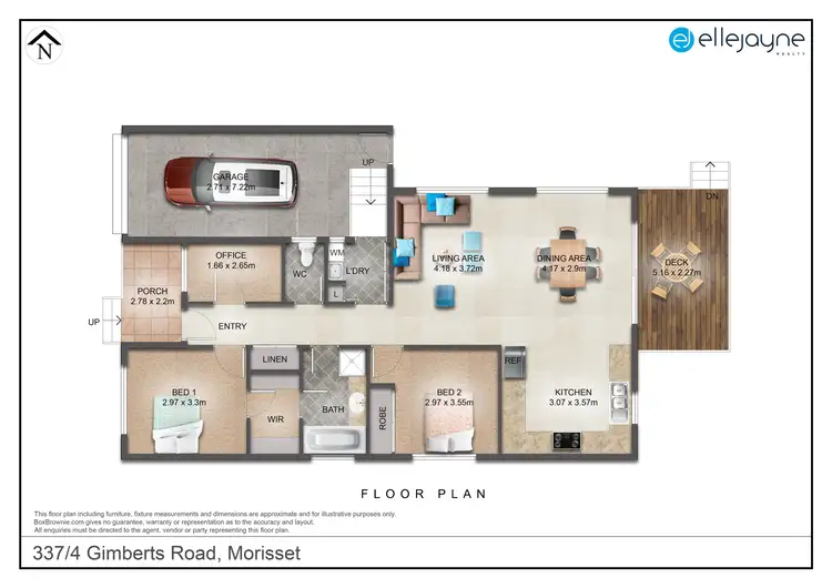 Floorplan of Homely retirement listing, 337/4 Gimberts Road, Morisset NSW 2264