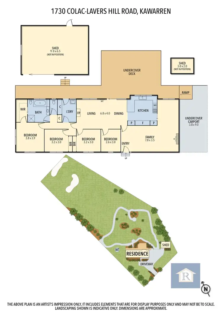 Floorplan of Homely house listing, 1730 Colac Lavers Hill Road, Kawarren VIC 3249