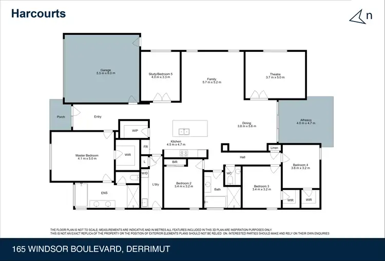 Floorplan of Homely house listing, 165 Windsor Boulevard, Derrimut VIC 3026