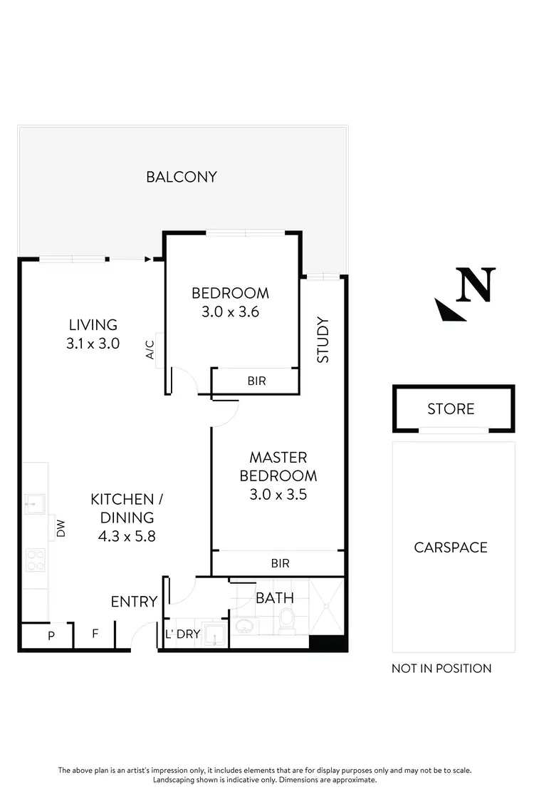 Floorplan of Homely apartment listing, 106/324 Pascoe Vale Road, Essendon VIC 3040
