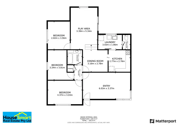 Floorplan of Homely house listing, 21 Fernie Street, Northam WA 6401