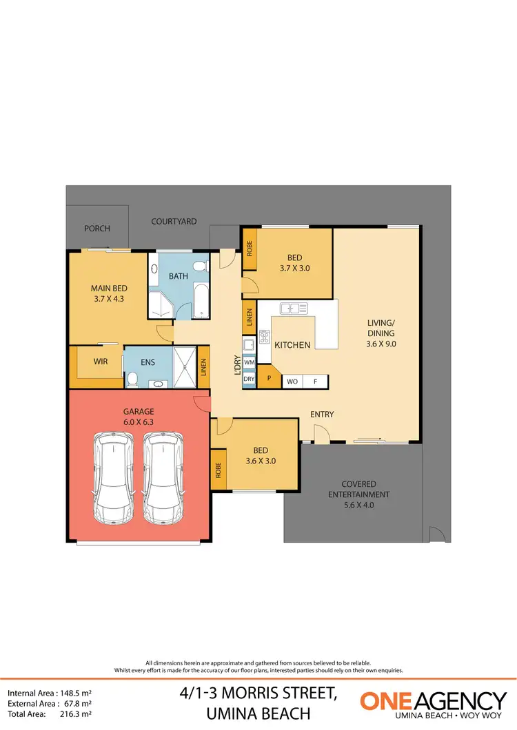 Floorplan of Homely villa listing, 4/1 - 3 Morris Street, Umina Beach NSW 2257