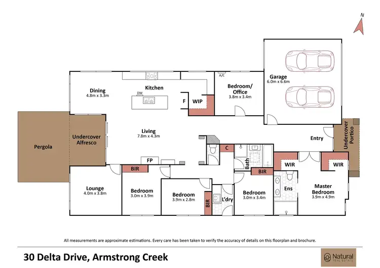 Floorplan of Homely house listing, 30 Delta Drive, Armstrong Creek VIC 3217