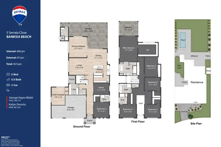 Floorplan of Homely house listing, 5 Serrata Close, Banksia Beach QLD 4507