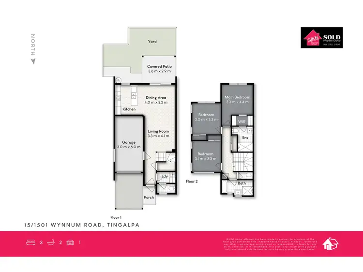Floorplan of Homely townhouse listing, 15/1501 Wynnum Road, Tingalpa QLD 4173