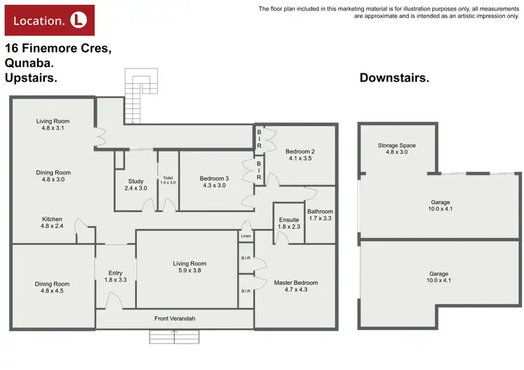 Floorplan of Homely house listing, 16 Finemore Crescent, Qunaba QLD 4670