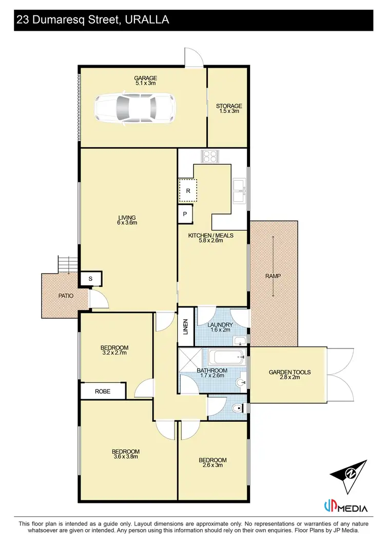Floorplan of Homely house listing, 23 Dumaresq Street, Uralla NSW 2358