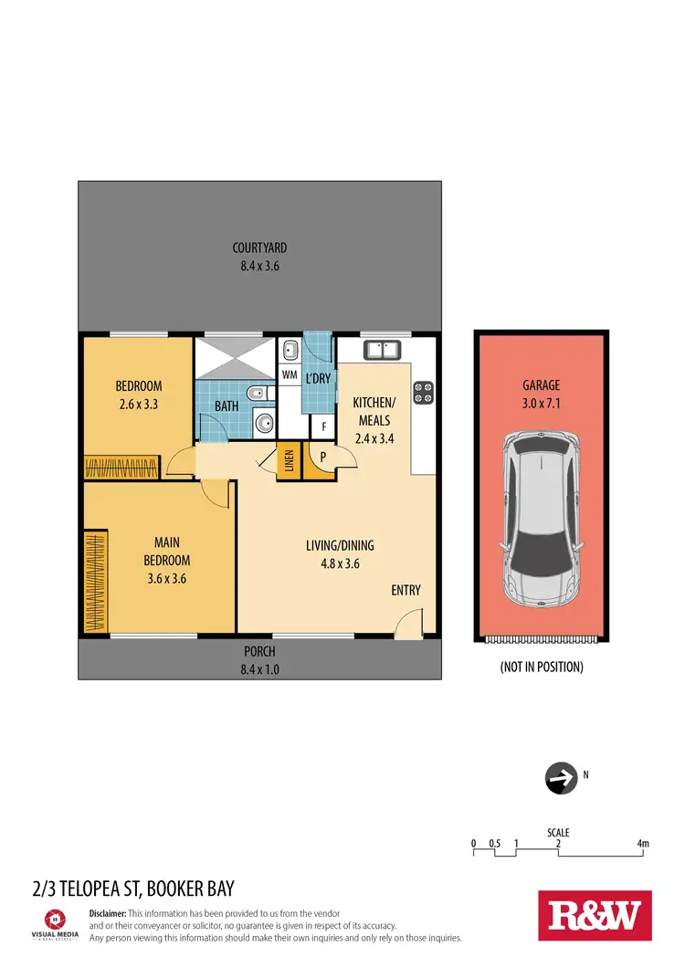 Floorplan of Homely villa listing, 2/3 Telopea Street, Booker Bay NSW 2257