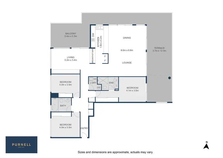 Floorplan of Homely apartment listing, 6/7 Bowen Drive, Barton ACT 2600