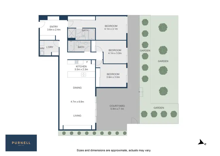 Floorplan of Homely apartment listing, 29/53 Eyre Street, Kingston ACT 2604