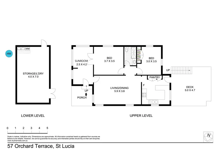 Floorplan of Homely house listing, 57 Orchard Terrace, St Lucia QLD 4067