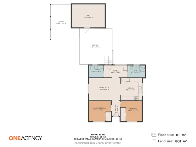 Floorplan of Homely house listing, 118 Emmett Street, Smithton TAS 7330