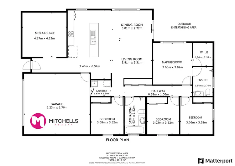 Floorplan of Homely house listing, 28 O'Connell Parade, Urraween QLD 4655