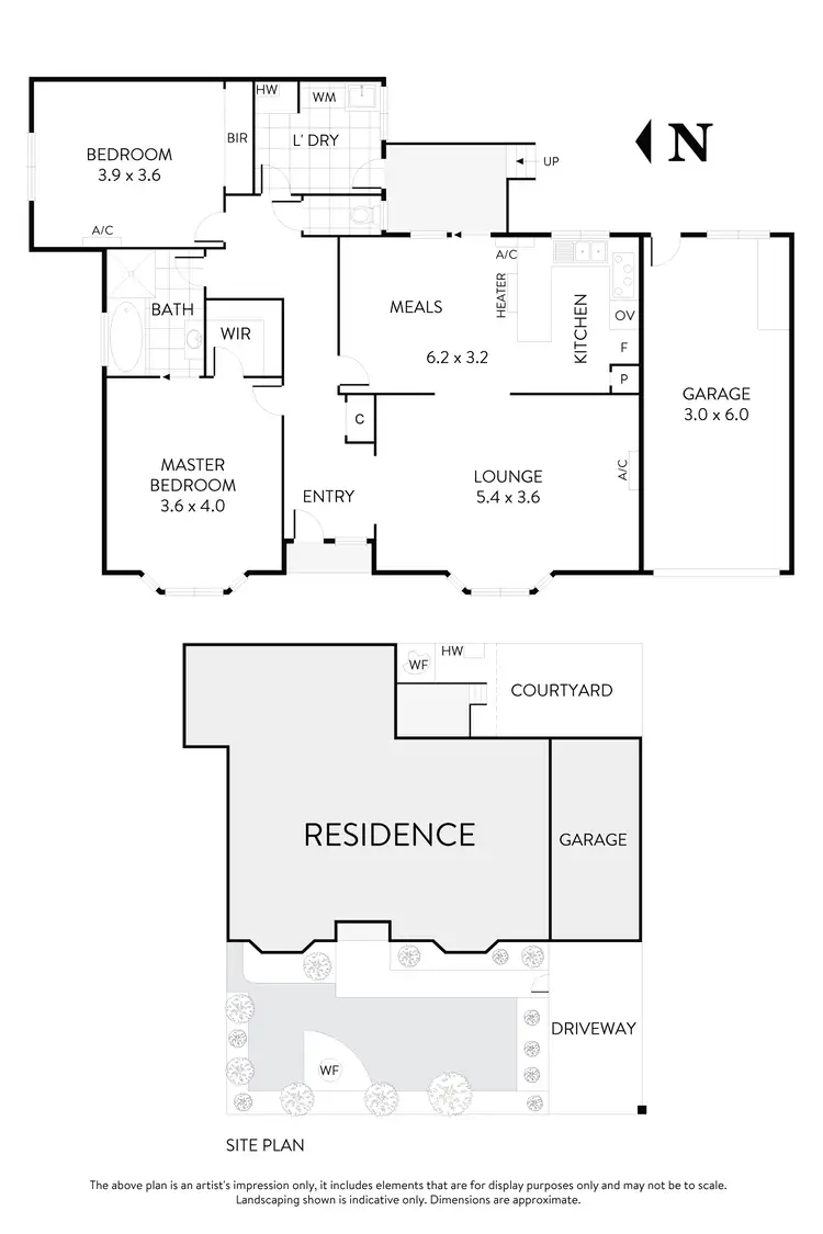 Floorplan of Homely unit listing, 1/28 Gilbertson Street, Essendon VIC 3040