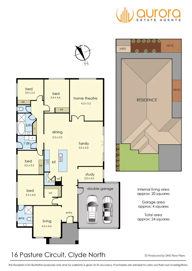 Floorplan of Homely house listing, 16 Pasture Circuit, Clyde North VIC 3978