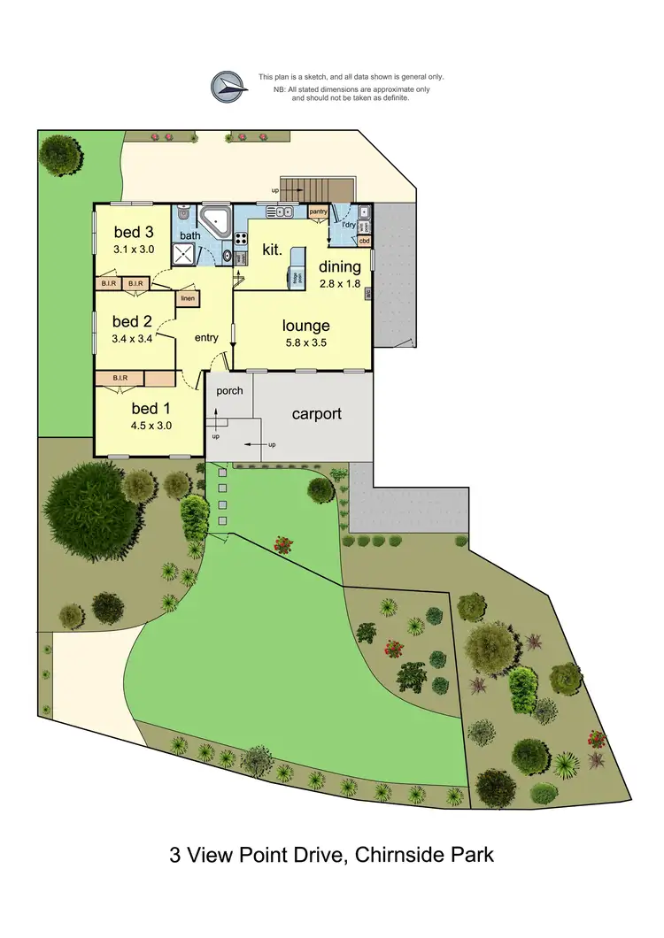 Floorplan of Homely house listing, 3 View Point Drive, Chirnside Park VIC 3116
