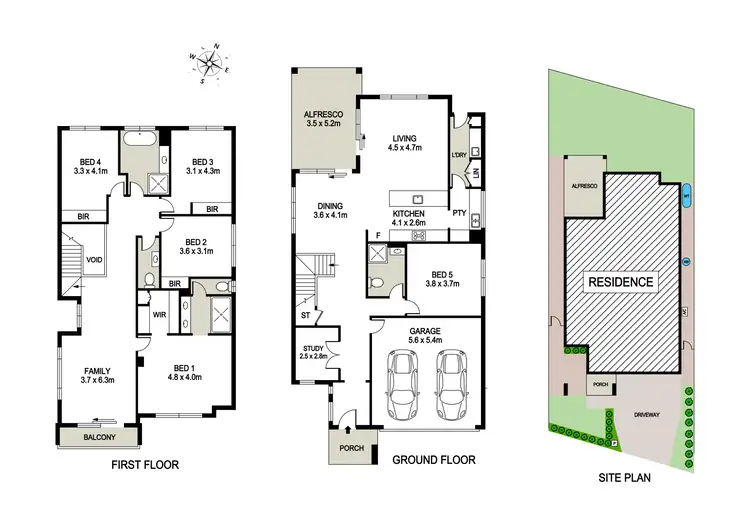 Floorplan of Homely house listing, 62 Magic Street, Vineyard NSW 2765
