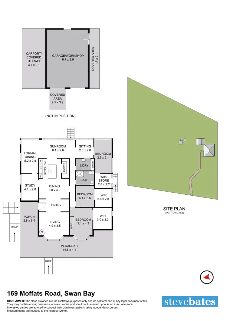 Floorplan of Homely house listing, 169 Moffats Road, Swan Bay NSW 2324