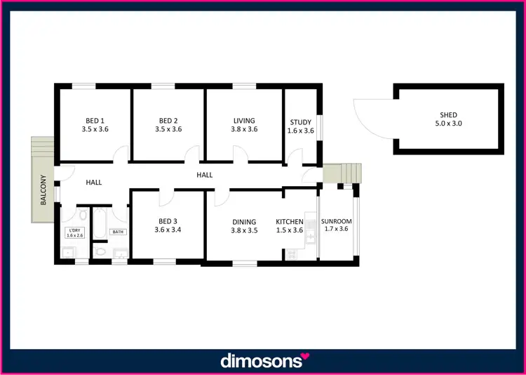Floorplan of Homely house listing, 149-151 Wentworth Street, Port Kembla NSW 2505