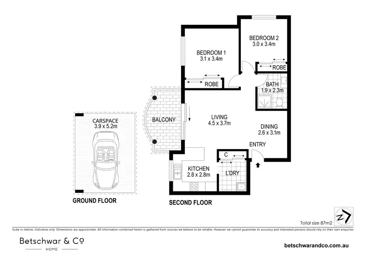 Floorplan of Homely apartment listing, 8/29 Park Road, Bellambi NSW 2518