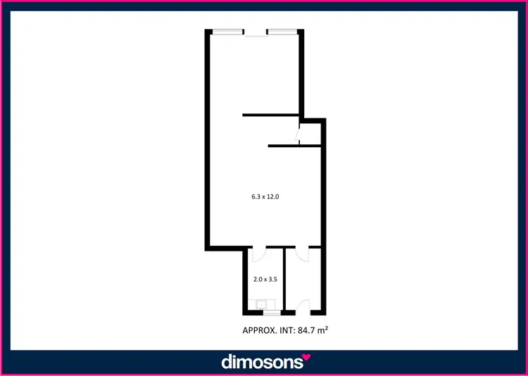 Floorplan of Homely other listing, 101 Wentworth Street, Port Kembla NSW 2505