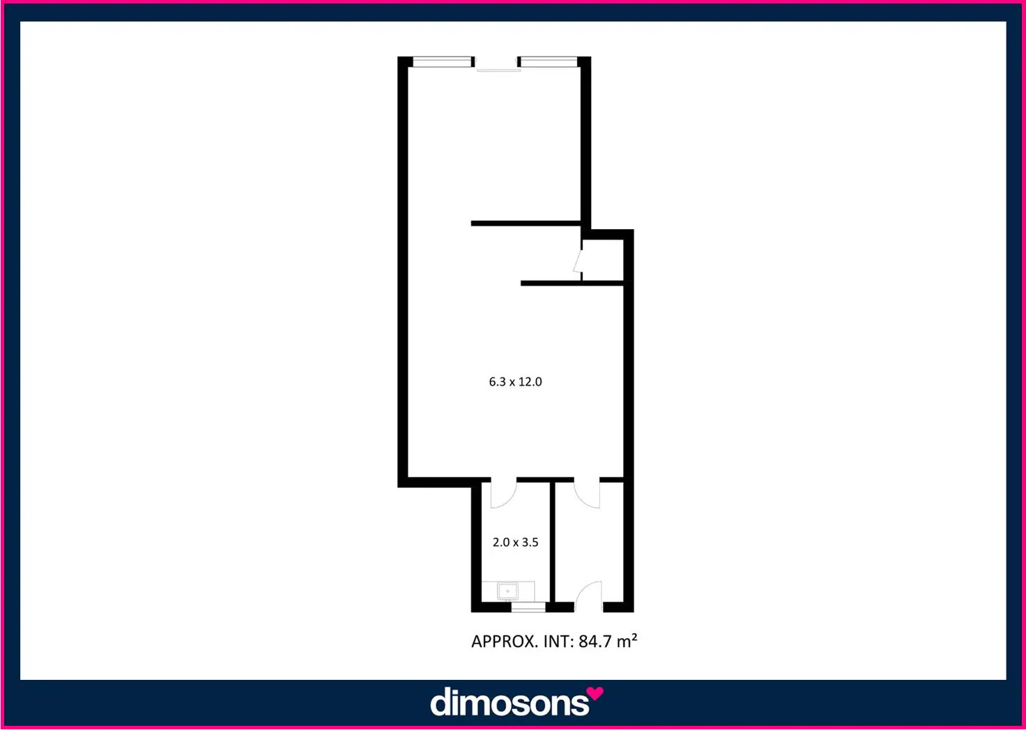 Floorplan of Homely other listing, 101 Wentworth Street, Port Kembla NSW 2505