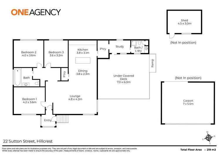 Floorplan of Homely house listing, 22 Sutton Street, Hillcrest TAS 7320