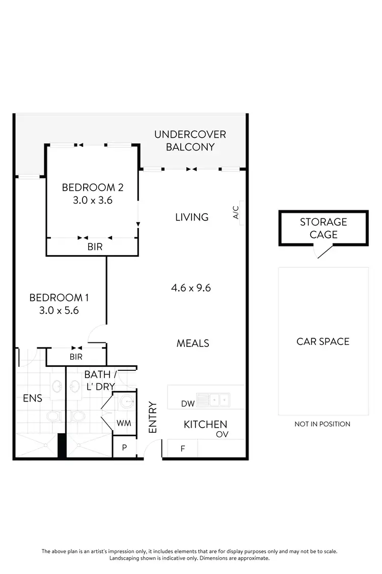Floorplan of Homely apartment listing, G14/20 Pier Lane, Maribyrnong VIC 3032