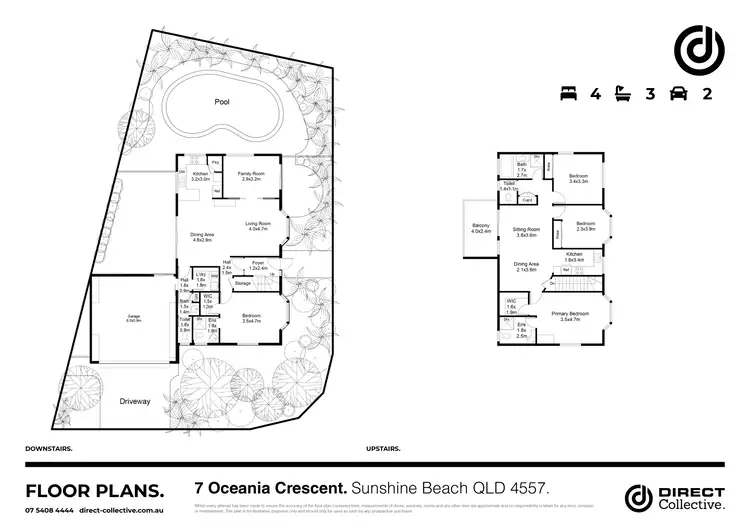 Floorplan of Homely house listing, 7 Oceania Crescent, Sunshine Beach QLD 4567