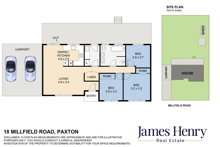 Floorplan of Homely house listing, 18 Millfield Road, Paxton NSW 2325