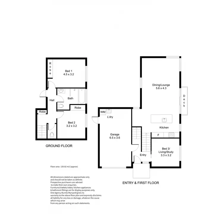 Floorplan of Homely unit listing, 1/1-3 Vernon Place, Burnie TAS 7320