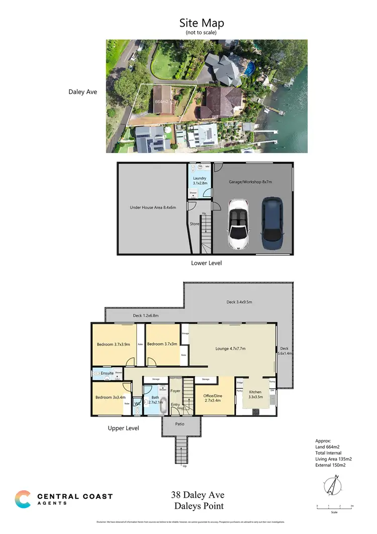 Floorplan of Homely house listing, 38A Daley Avenue, Daleys Point NSW 2257