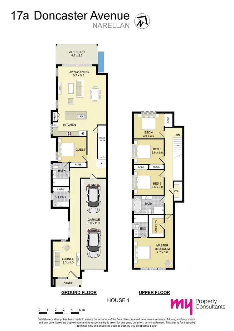 Floorplan of Homely semi-detached listing, 17A Doncaster Avenue, Narellan NSW 2567