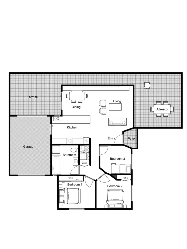 Floorplan of Homely townhouse listing, 1/11 Penguins Head Road, Culburra Beach NSW 2540