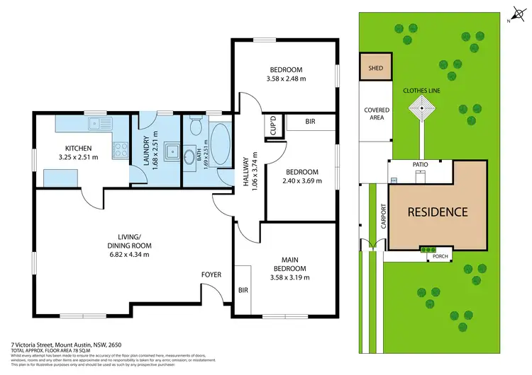 Floorplan of Homely house listing, 7 Victoria Street, Mount Austin NSW 2650
